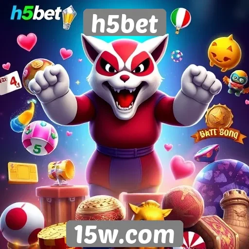 Variedade de jogos disponíveis na plataforma h5bet